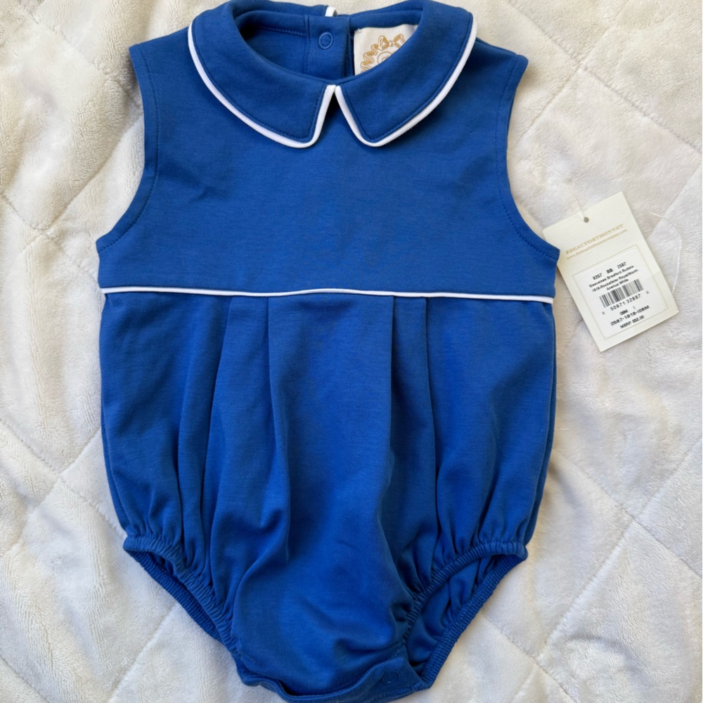The Beaufort Bonnet Company Blue Bodysuit